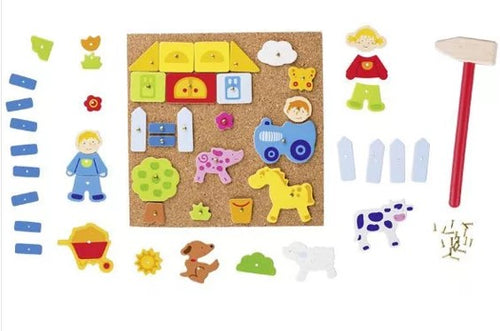 Goki - Kalapácsjáték 52 db-os farm