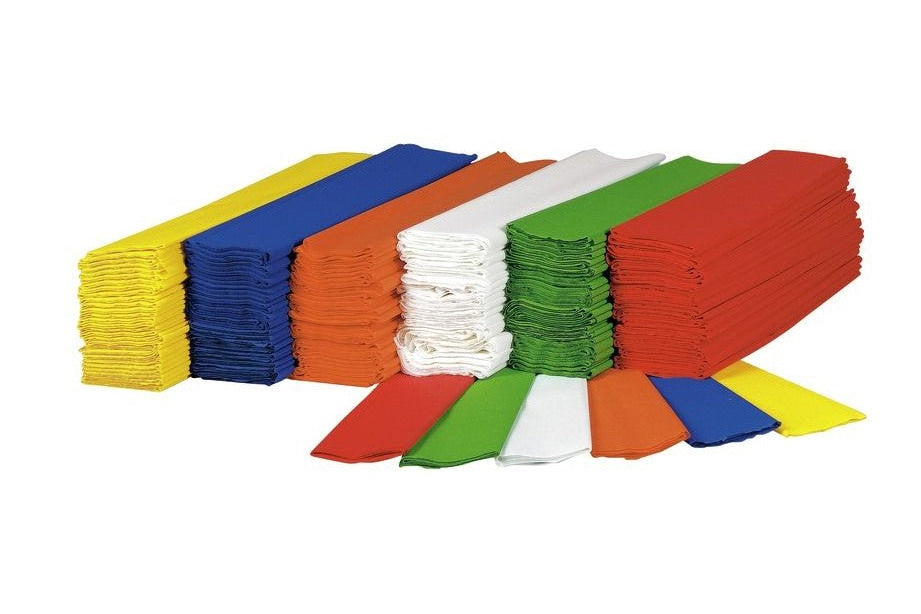 színes krepp papírok